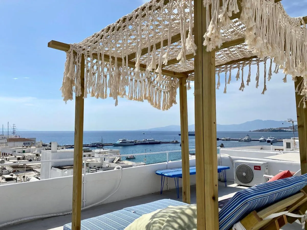 Mykonos Panorama With Private Terrace & Sea View Villa Mykonos Town