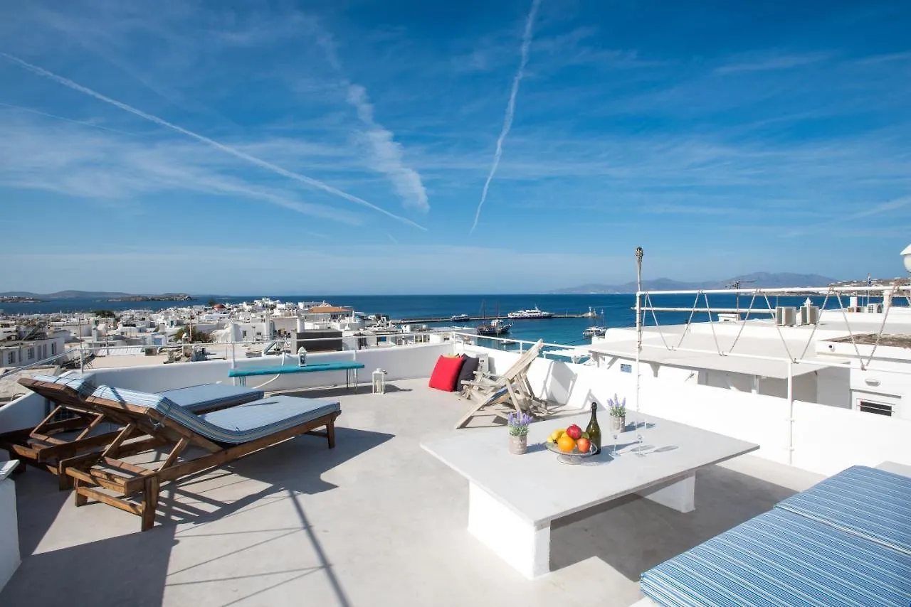 Mykonos Panorama With Private Terrace & Sea View Villa Mykonos Town